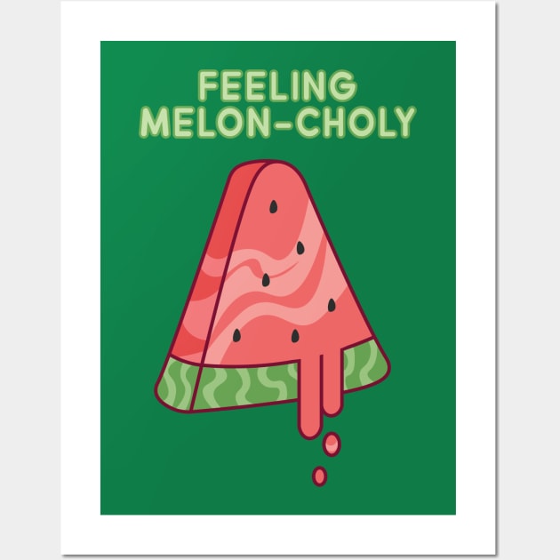 Feeling Melon-choly Wall Art by NinjaKlee